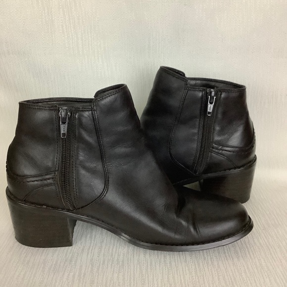 KAREN SCOTT “Rodeo” Brown Leather Booties SZ-7W - Picture 2 of 12